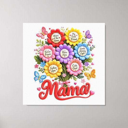 #4 Mama Canvas Afdruk (Voorkant)