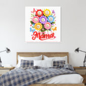 #4 Mama Canvas Afdruk (Insitu (Slaapkamer))
