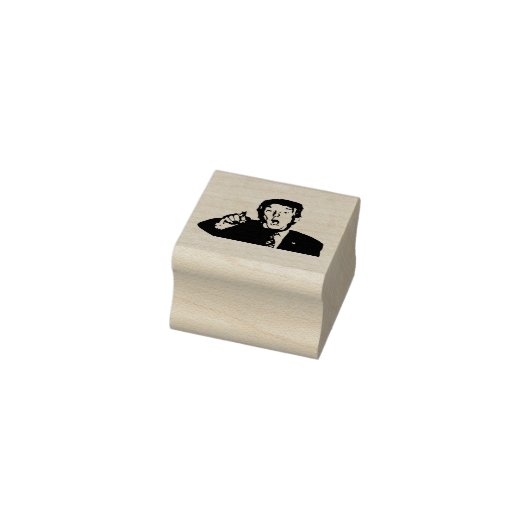 4 maten rubberen stempel met afbeelding Donald Tru (Stempel)