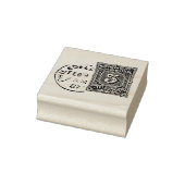 4 maten rubberen stempel Postzegel en poststempel (Stempel)