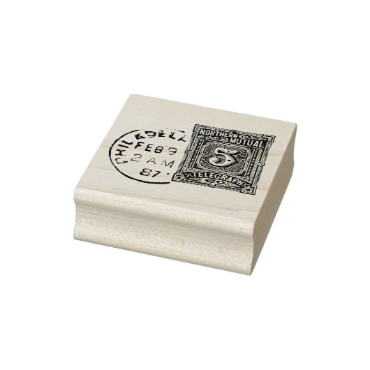 4 maten rubberen stempel Postzegel en poststempel (Stempel)