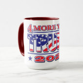 4 Meer jaren Trump 2020 Mok (Voorkant links)