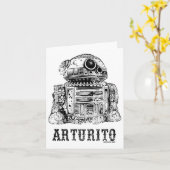 4 mei - Cinco de Mayo Arturito Kaart (Gele Bloem)