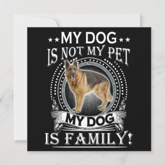 4 Mijn hond is niet mijn huisdier mijn hond is fam Kaart