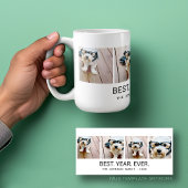 4 minimalistisch fotocollage - Beste jaar ooit Koffiemok