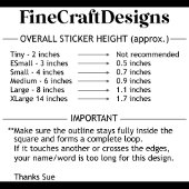 4 moderne op maat gemaakte naam laptopstickers set sticker