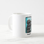 4 Moles per liter Chemistry Science Joke Koffiemok (Voorkant links)