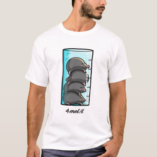 4 Moles per liter Chemistry Science Joke T-shirt