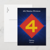 4 mrt. div briefkaart (Voorkant / Achterkant)
