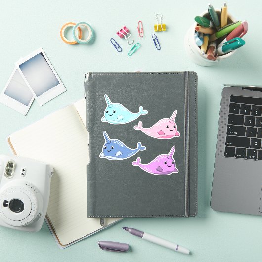 4 Narwhal Vinyl Sticker (iPad Cover)