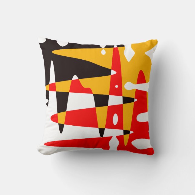 4 Naties Kunst Kussen Tribal Native Art Kussens (Voorkant)