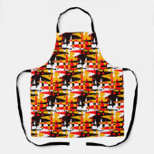 4 Nationale Schorten gepersonaliseerd Schort voor (Voorkant)