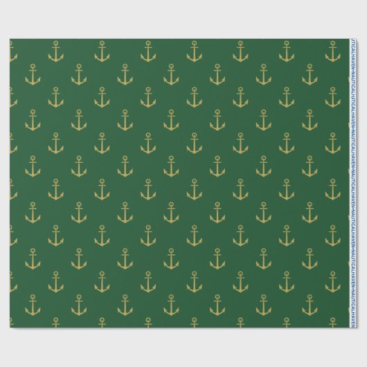 #4 Nautische haven inpakpapier (Vlak)
