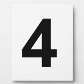 4 - nummer vier fotoplaat (Voorkant)