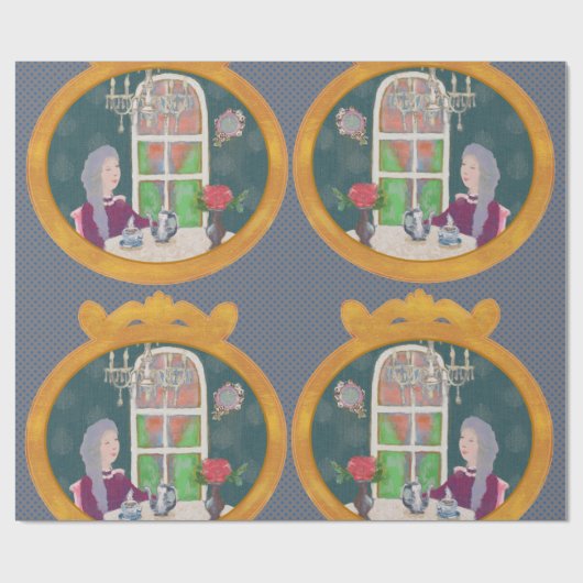 4 O’Clock in LALATOWN Wrapping Paper 1 Cadeaupapier (Vlak)