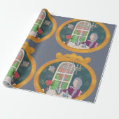 4 O’Clock in LALATOWN Wrapping Paper 1 Cadeaupapier (Uitgerold)
