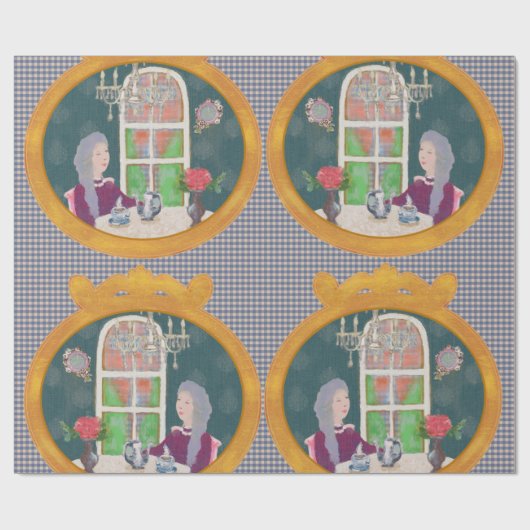 4 O’Clock in LALATOWN Wrapping Paper 3 Cadeaupapier (Vlak)