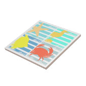 4 Ocean Design Squares Tegeltje (Zijkant)