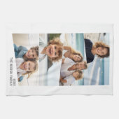 4 ongelijke fotocollage - funky vierzijdige kunst theedoek (Horizontaal)