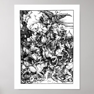 4 Paarden van de Apocalyps Poster
