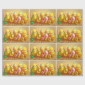 4 Paaskip Collectie Cadeaupapier (Vlak)