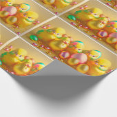 4 Paaskip Collectie Cadeaupapier (Hoek)