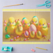 4 Paaskip Collectie Tissuepapier (Craft)