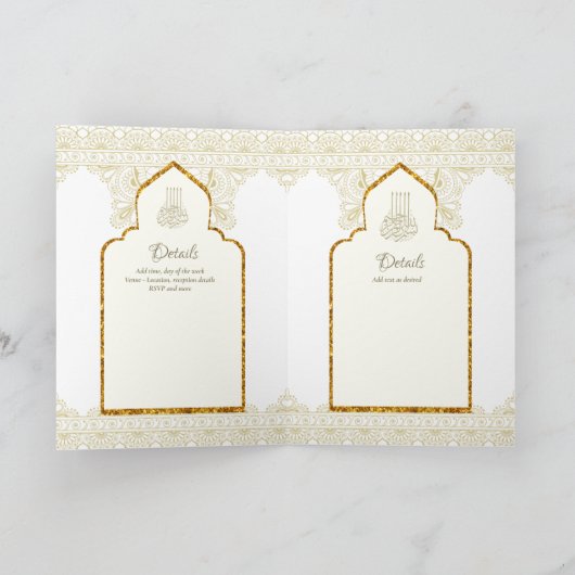 4 pagina GOLD Islamic Weddenrennen Kaart (Binnen)