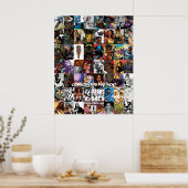 4 pagina's 16 balken: "Comics are Hip Hop" Poster (Keuken)