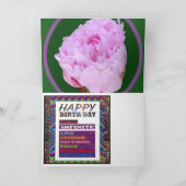 4 pagina's gedrukt Verjaardag Bus Duck Tour Roos Z Kaart (Binnen)