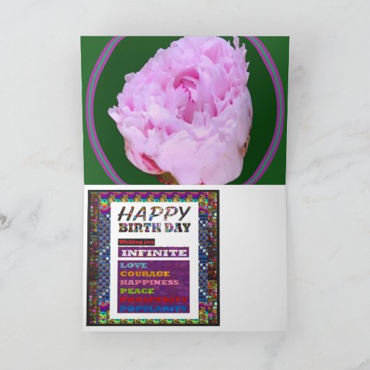 4 pagina's gedrukt Verjaardag Bus Duck Tour Roos Z Kaart (Binnen)