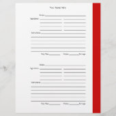 4 pagina's per pagina - Rood tweezijdig ontvangen  (Voorkant)