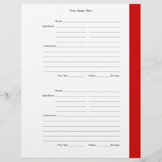 4 pagina's per pagina - Rood tweezijdig ontvangen  (Voorkant)