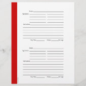 4 pagina's per pagina - Rood tweezijdig ontvangen  (Achterkant)