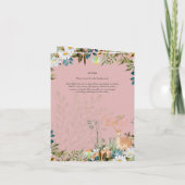 4 pagina's Schattige MEISJES Bosherten Baby Shower (Achterkant)