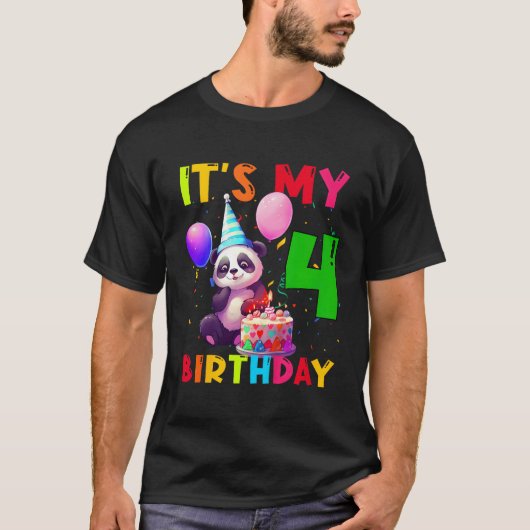 4 Panda 4e Panda T-shirt (Voorkant)