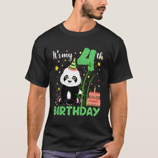 4 Panda 4e Panda T-shirt (Voorkant)