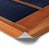 4 Paneled Wooden Window Illusion of the Universe Poster (Hoek)