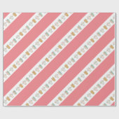 4 Pastel Ownership Flying Wrapping Paper Cadeaupapier (Vlak)