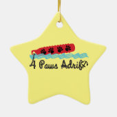 4 Paws Adrift/DLAB keramisch Ornament (Achterkant)