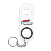 4 Paws Adrift Flesopener Sleutelhanger Mini Flessenopener (Voorkant)