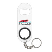 4 Paws Adrift Flesopener Sleutelhanger Mini Flessenopener (Achterkant)