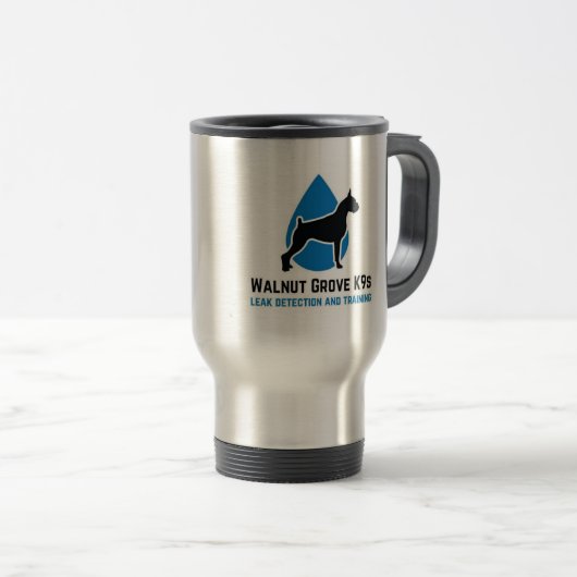 4 Paws Adrift & Walnut Grove K9s Travel Mug Reisbeker (Voorkant rechts)