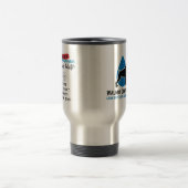 4 Paws Adrift & Walnut Grove K9s Travel Mug Reisbeker (Center)