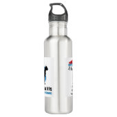 4 Paws Adrift & Walnut Grove K9s Water Bottle Waterfles (Achterkant)