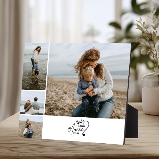 4 Personalized Best Aunt Photo Collage Fotoplaat