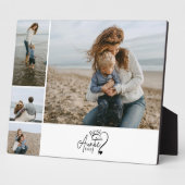 4 Personalized Best Aunt Photo Collage Fotoplaat (Zijkant)