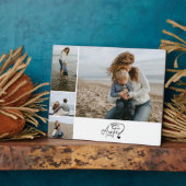 4 Personalized Best Aunt Photo Collage Fotoplaat (Zijkant)