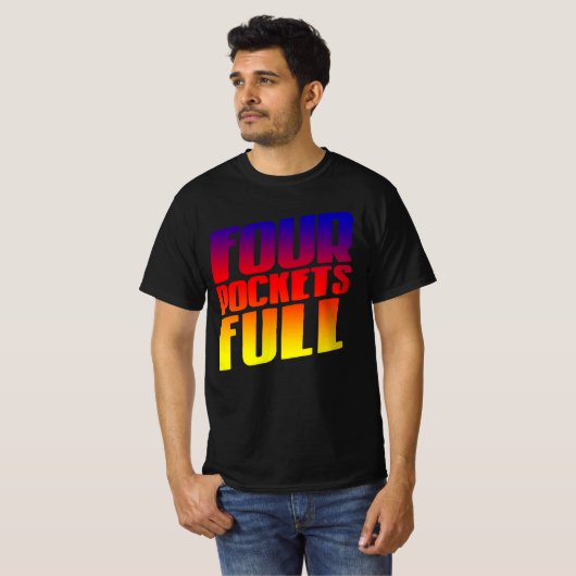 4 pf vier vakken vol t-shirt (Voorkant volledig)