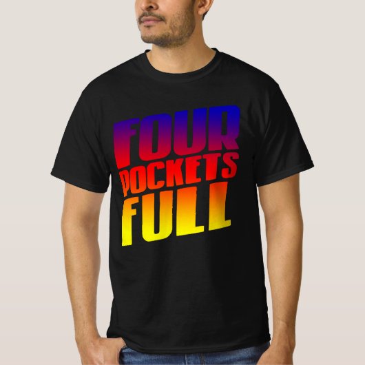 4 pf vier vakken vol t-shirt (Voorkant)